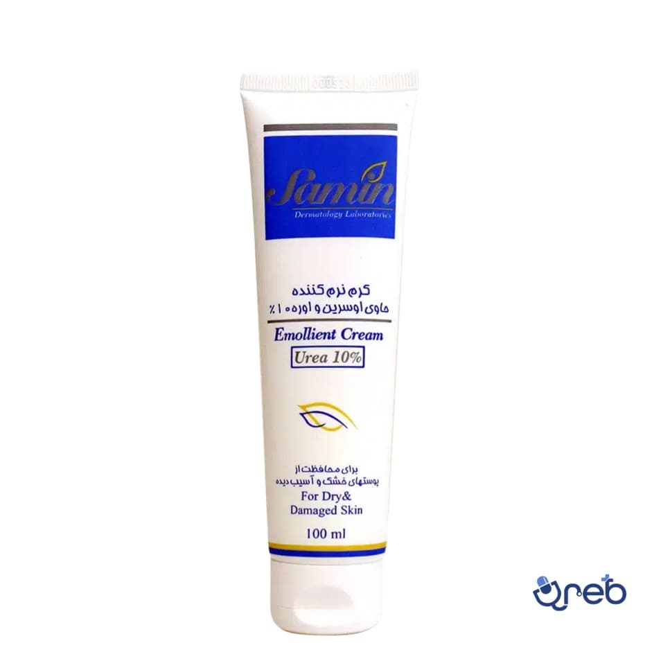 کرم نرم کننده اوسرین و اوره 10درصد ثمین مناسب پوست خشک و آسیب دیده حجم 100 میلی لیتر