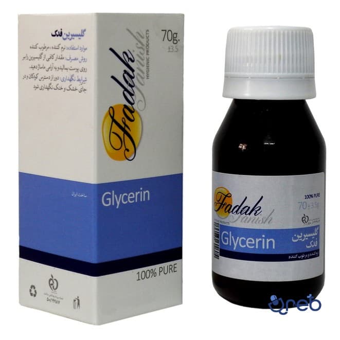 گلیسیرین فدک تانیش حجم 60 میلی لیتر