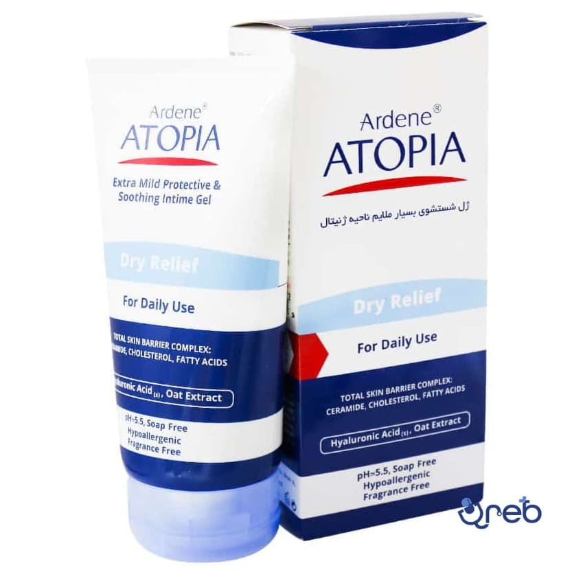 ژل بهداشتی بسیار ملایم ناحیه ژنیتال آتوپیا آردن ۱۵۰ گرم