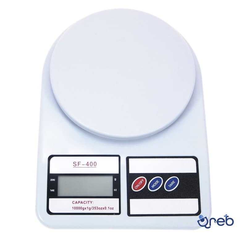 ترازو آشپزخانه دیجیتالی الکترونیک مدل SF-400 ظرفیت 10 کیلوگرم