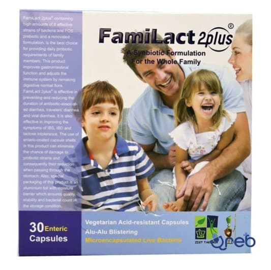 قرص فمی لاکت توپلاس زیست تخمیر 30 کپسول