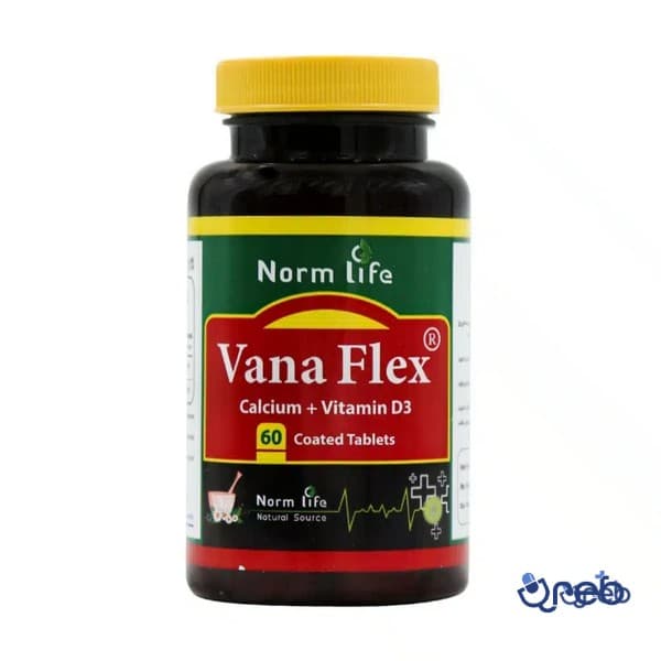 قرص وانا فلکس کلسیم و ویتامین د3 نورم لایف ۶۰ عدد